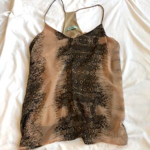 Animal print tank